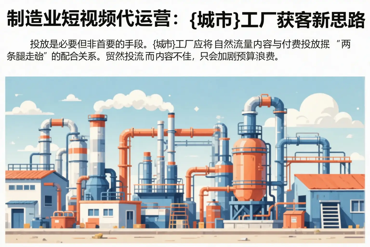 制造业短视频代运营：海陵工厂获客新思路